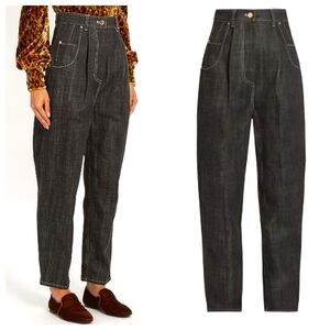 Hillier Bartley Jeans High Waist Barrel Leg Style NEW